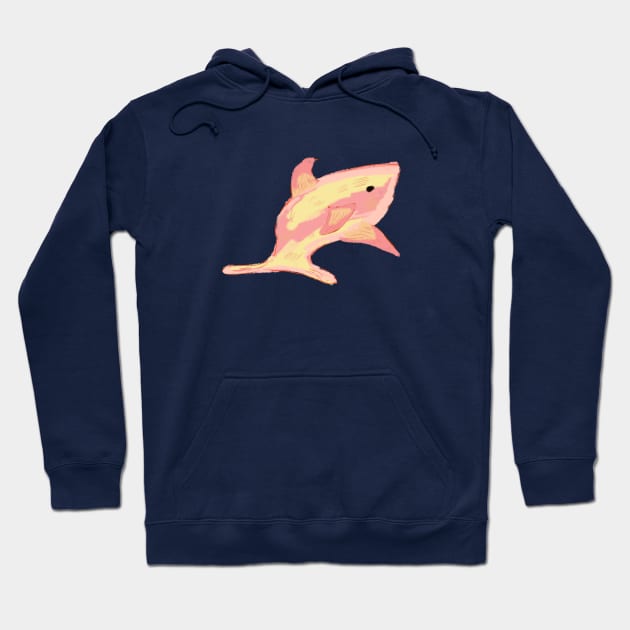 Orange red fish watercolor art Hoodie by Artistic_st